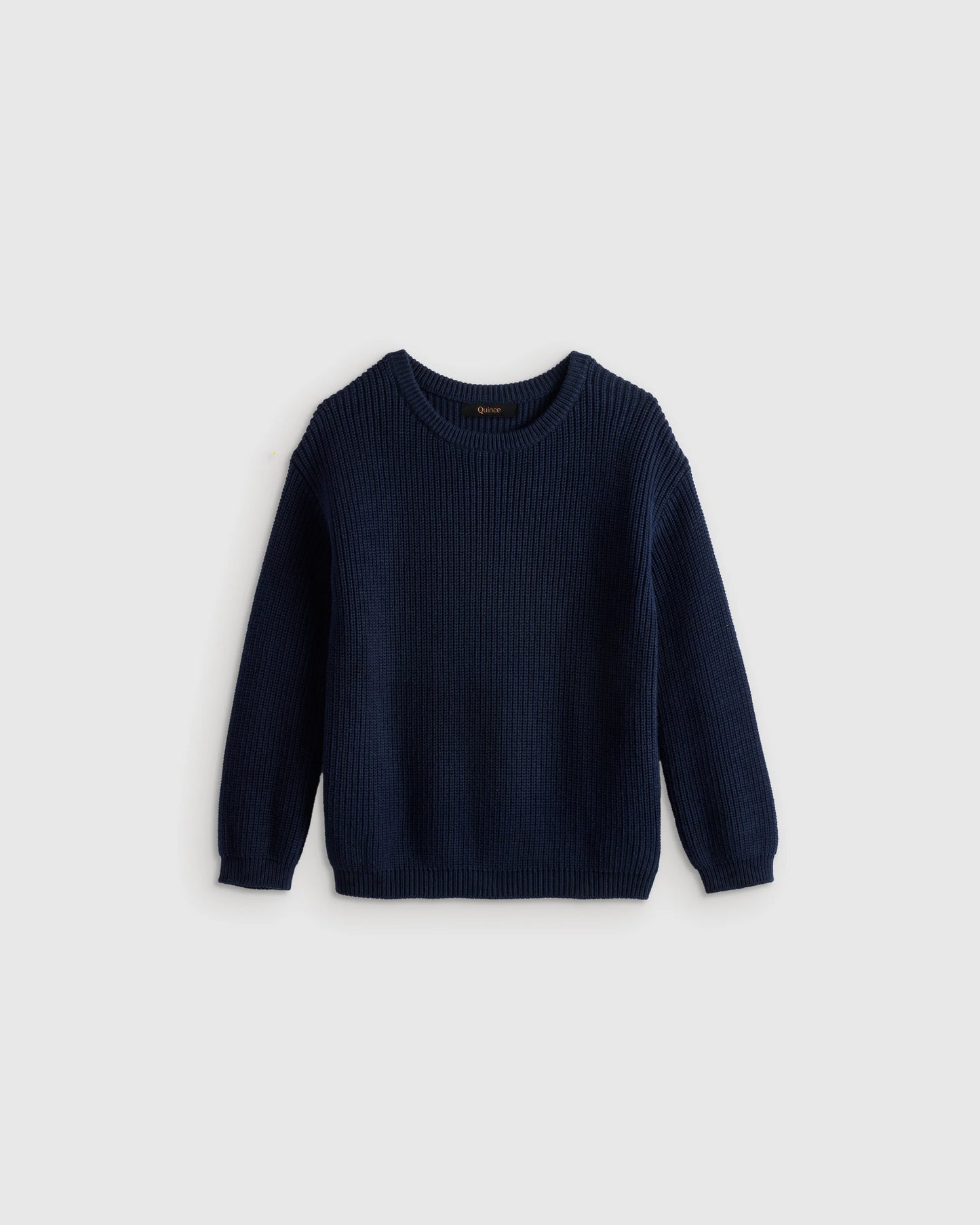 100% Organic Cotton Fisherman Tunic Sweater - 2T / Navy