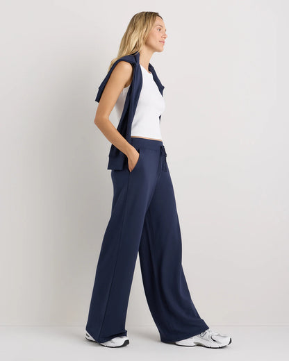 SuperSoft Fleece Wide Leg Pants - XS / Dried Fig