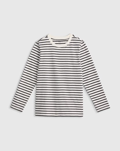 100% Organic Cotton Jersey Long Sleeve Tee - 6 / Dino Sketch