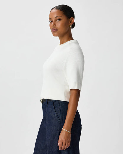 100% Organic Cotton Sweater Tee - XS / Navy