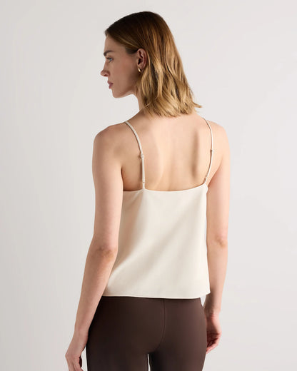 Matte V-Neck Cami - XS / Porcelain Ivory