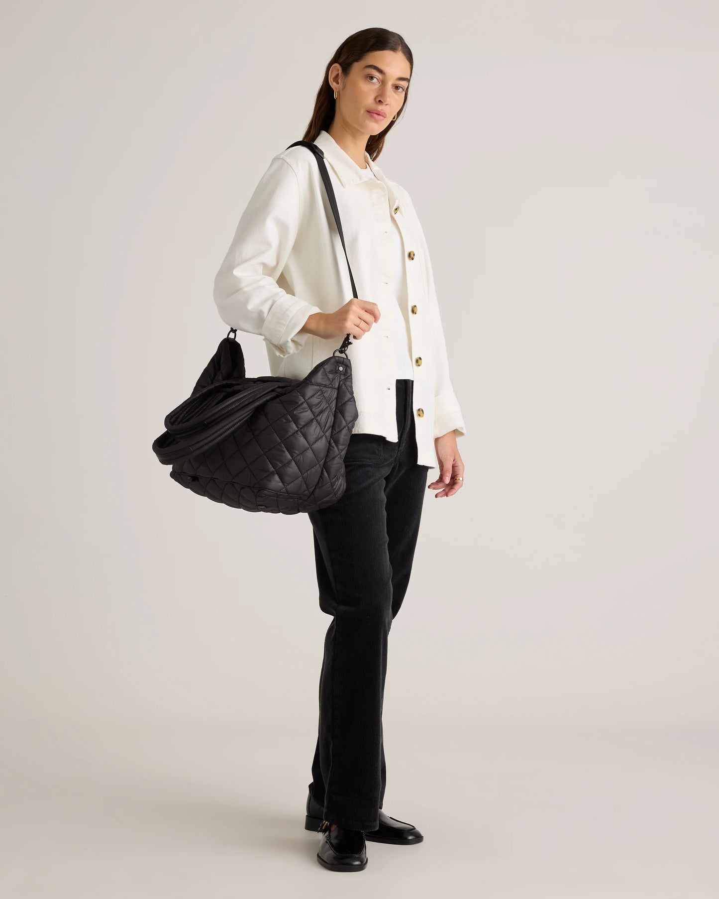 Transit Quilted Carry-All Tote - One Size / Porcelain Blue