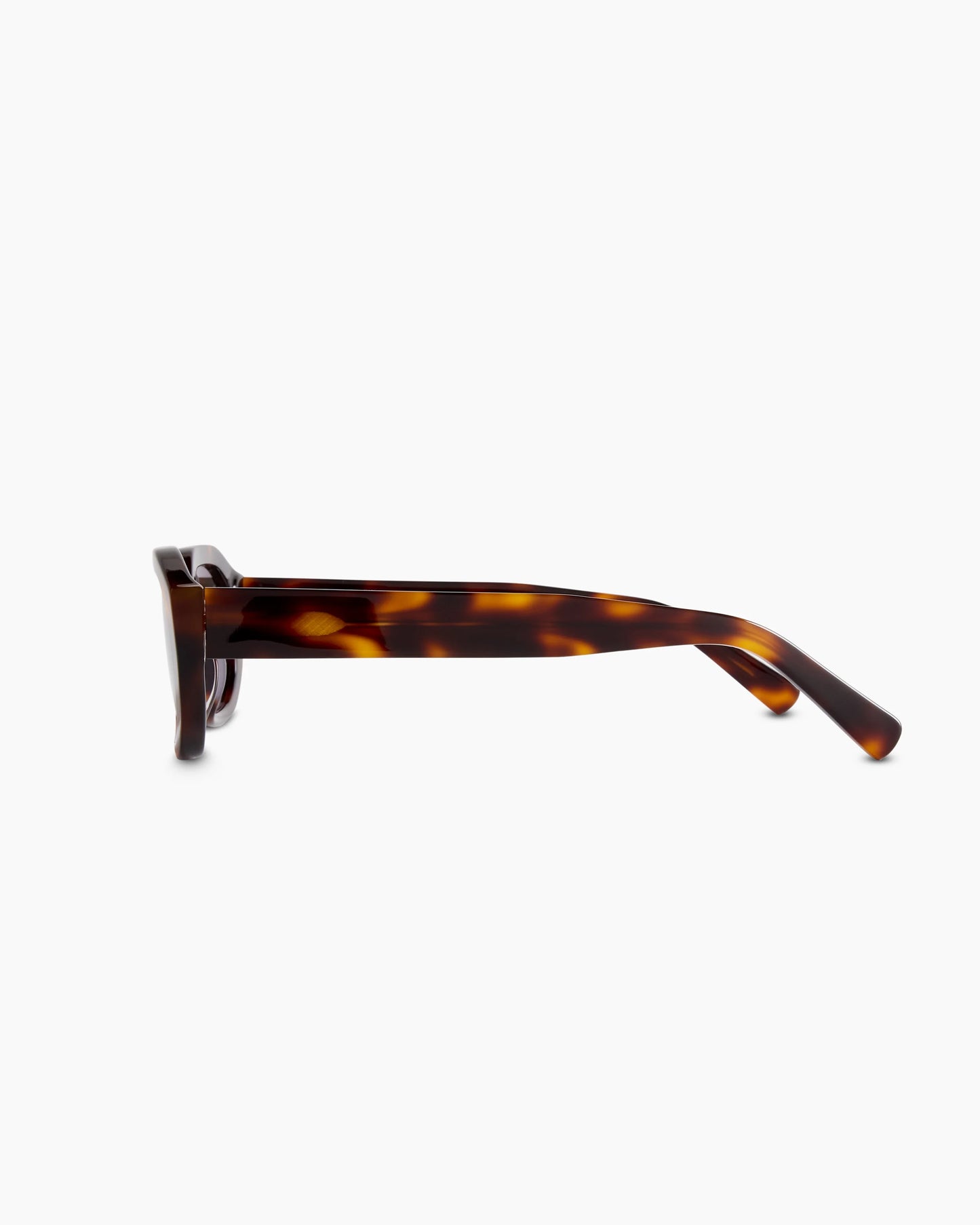 Barbados Polarized Acetate Sunglasses - One Size / Clear Spice with Grey lens