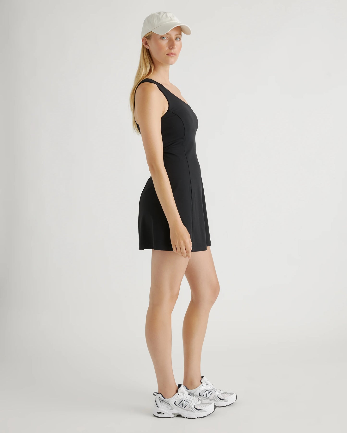 Ultra-Form One-Shoulder Active Dress - XS / Plum