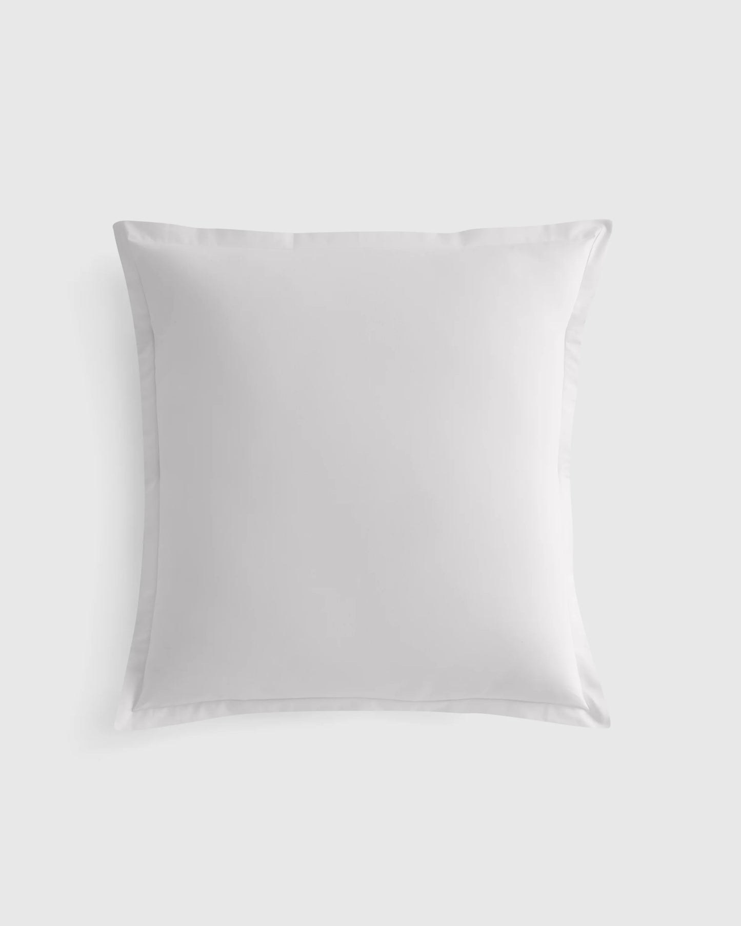 Organic Crisp Percale Euro Sham - Euro / White