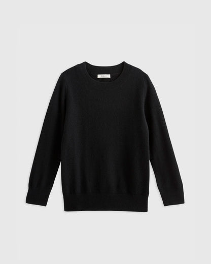 Washable Cashmere Crewneck Sweater - 6 / Heather Grey