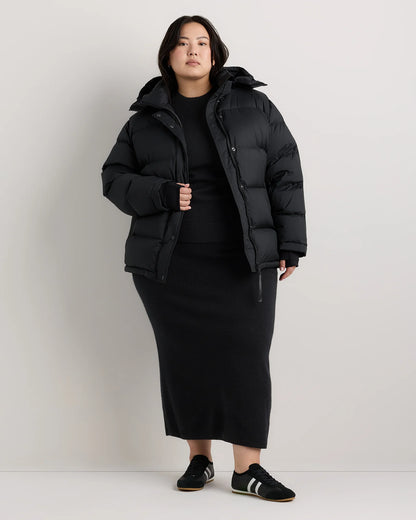 Responsible Down Puffer Jacket - 1X / Black