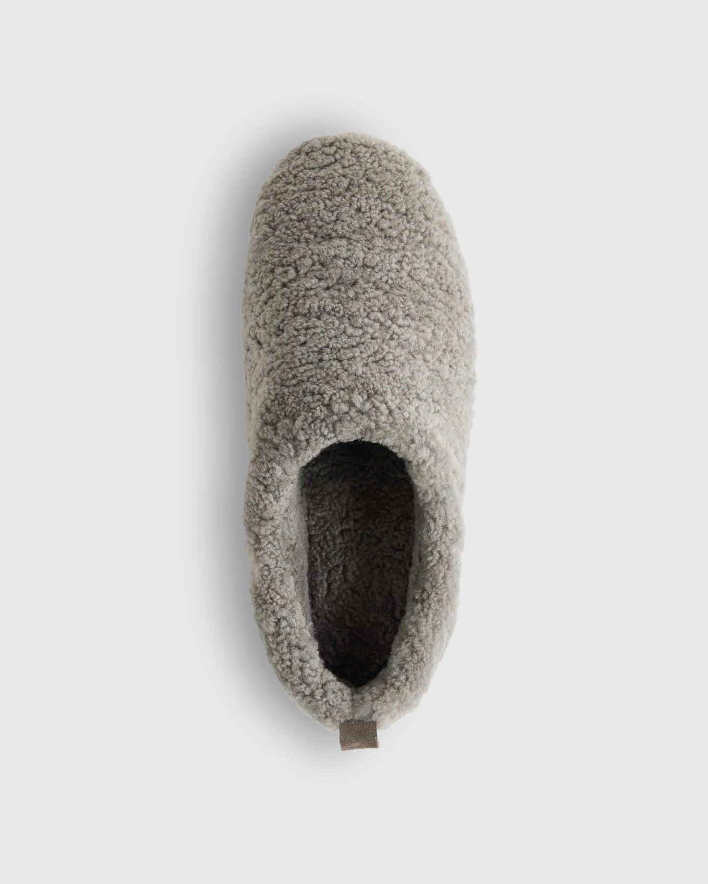 Men's Genuine Shearling Lounge Slipper - 7 / Black