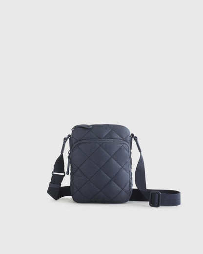 Transit Quilted Phone Crossbody - One Size / Navy