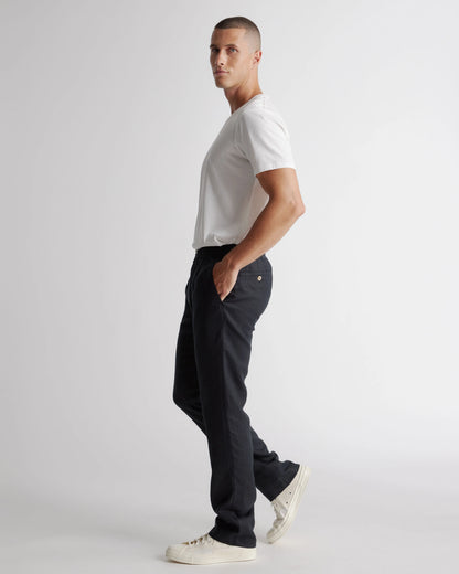 100% European Linen Pants - S / Bayberry Olive