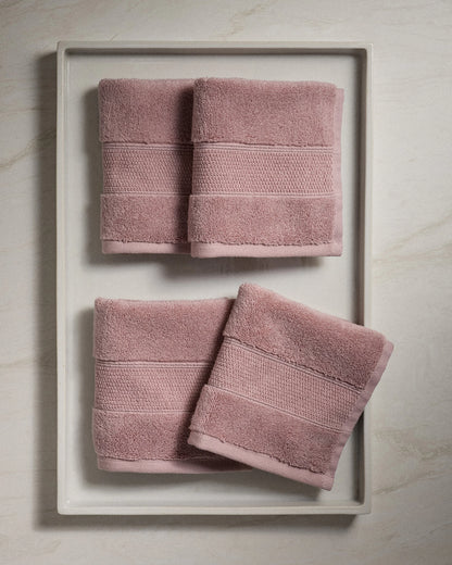 Classic Organic Turkish Cotton Washcloth (Set of 4) - One Size / White