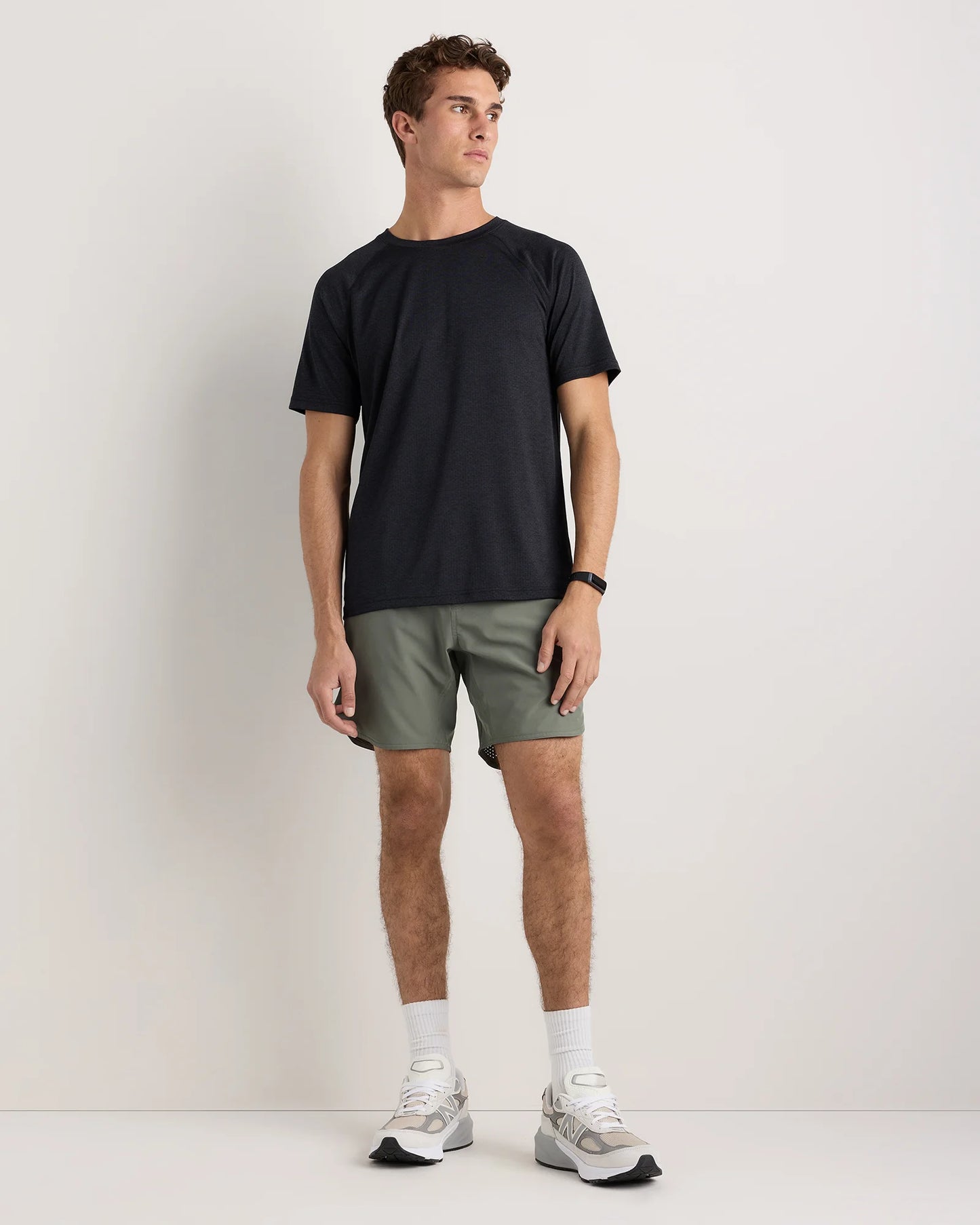 Mesh Performance Training Tee - S / Heather Grey