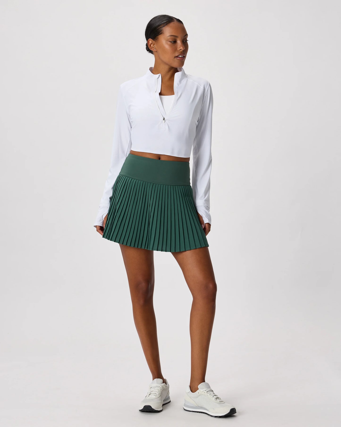 Court Sport Pleated Tennis Skirt - XS / Azul Blue