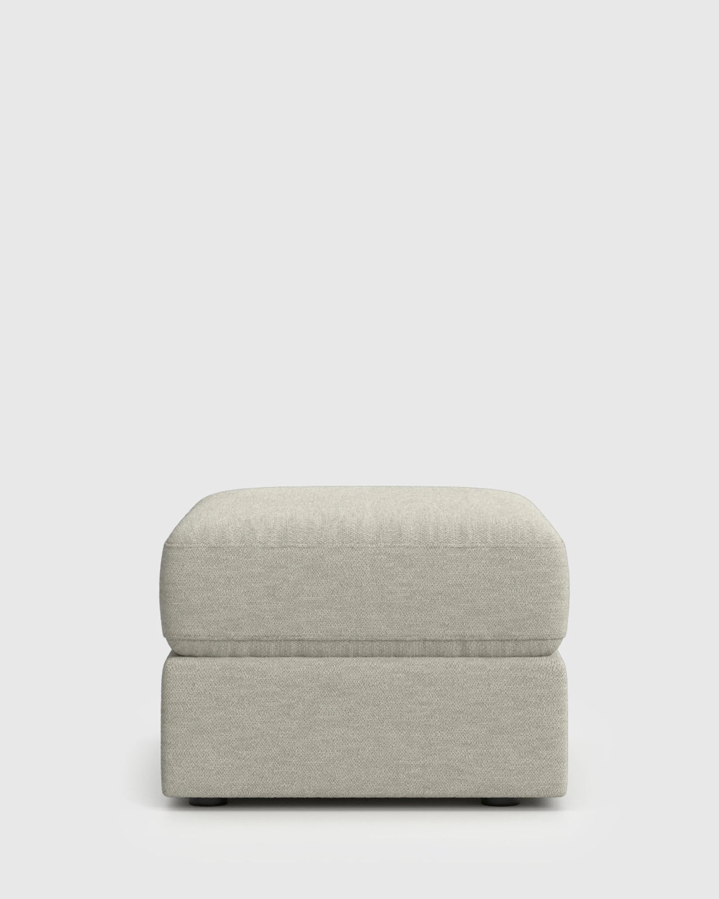 Ashford Deep Seat Ottoman in Performance Basketweave - One Size / Navy