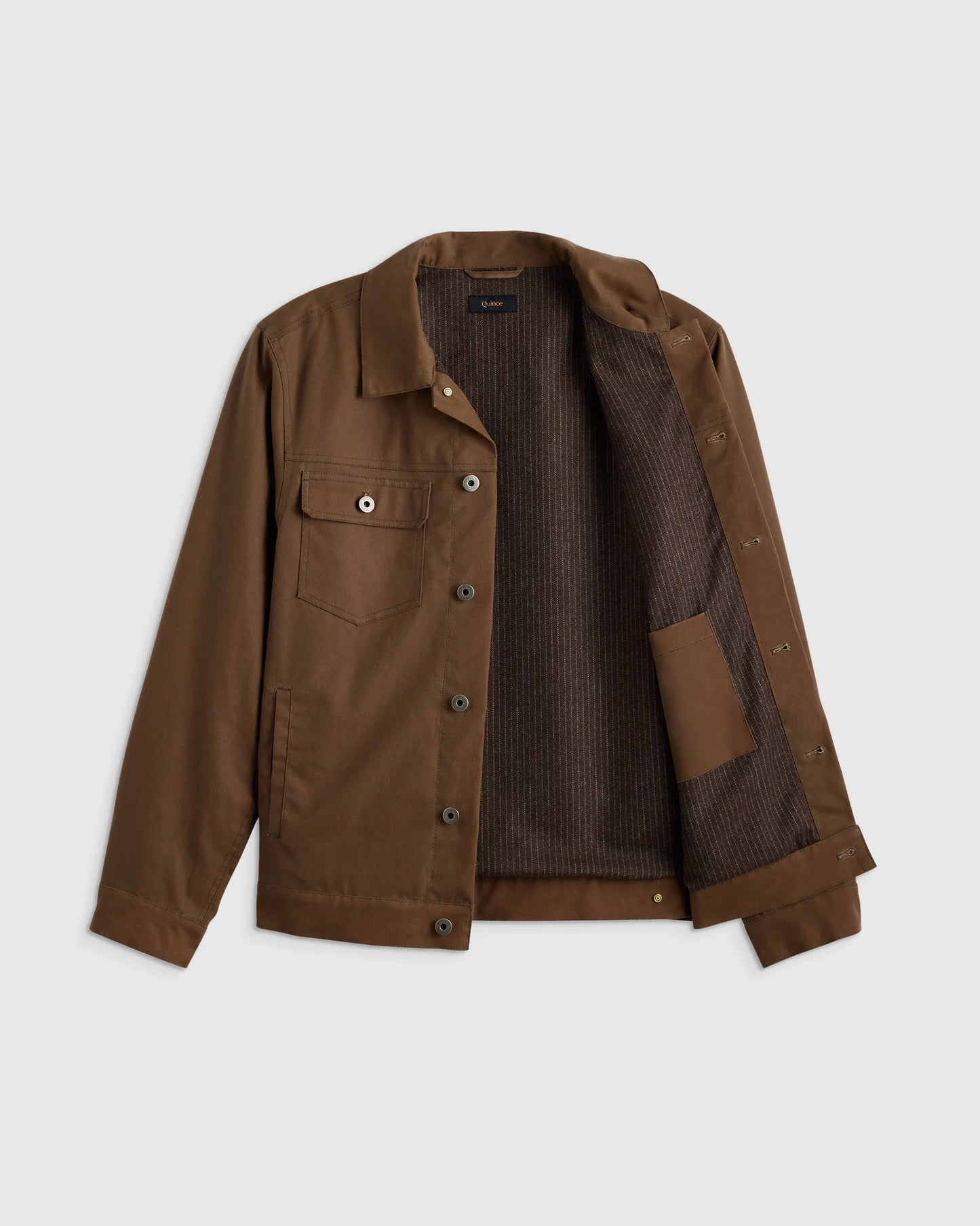 Organic Waxed Canvas Trucker Jacket - S / Black