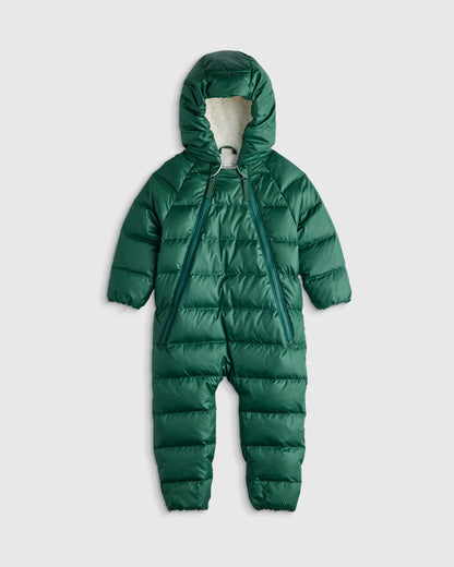 Heavyweight Down Puffer Bunting - 3-6M / Dark Green