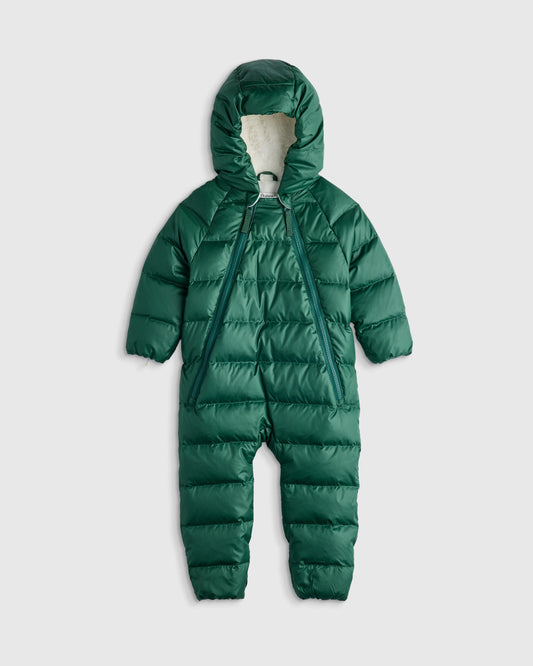 Heavyweight Down Puffer Bunting - 3-6M / Dark Green