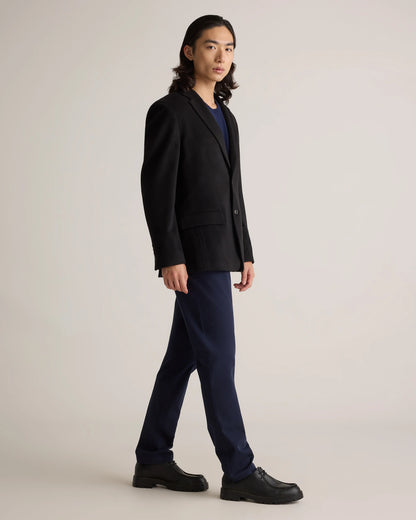 100% Mongolian Cashmere Blazer - S / Heather Graphite