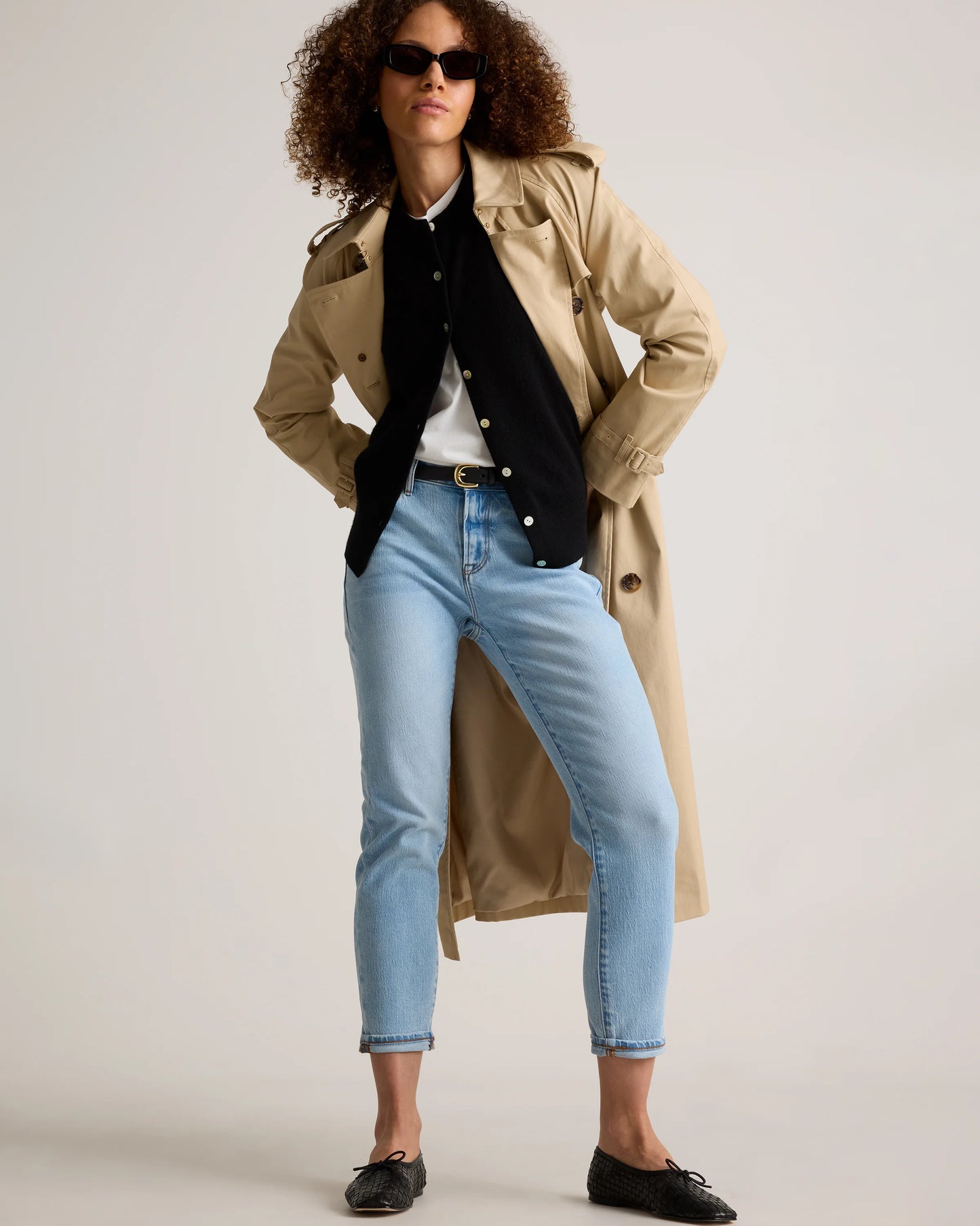 Luna Stretch Slim Boyfriend Jeans - 24 / Stormy Blue