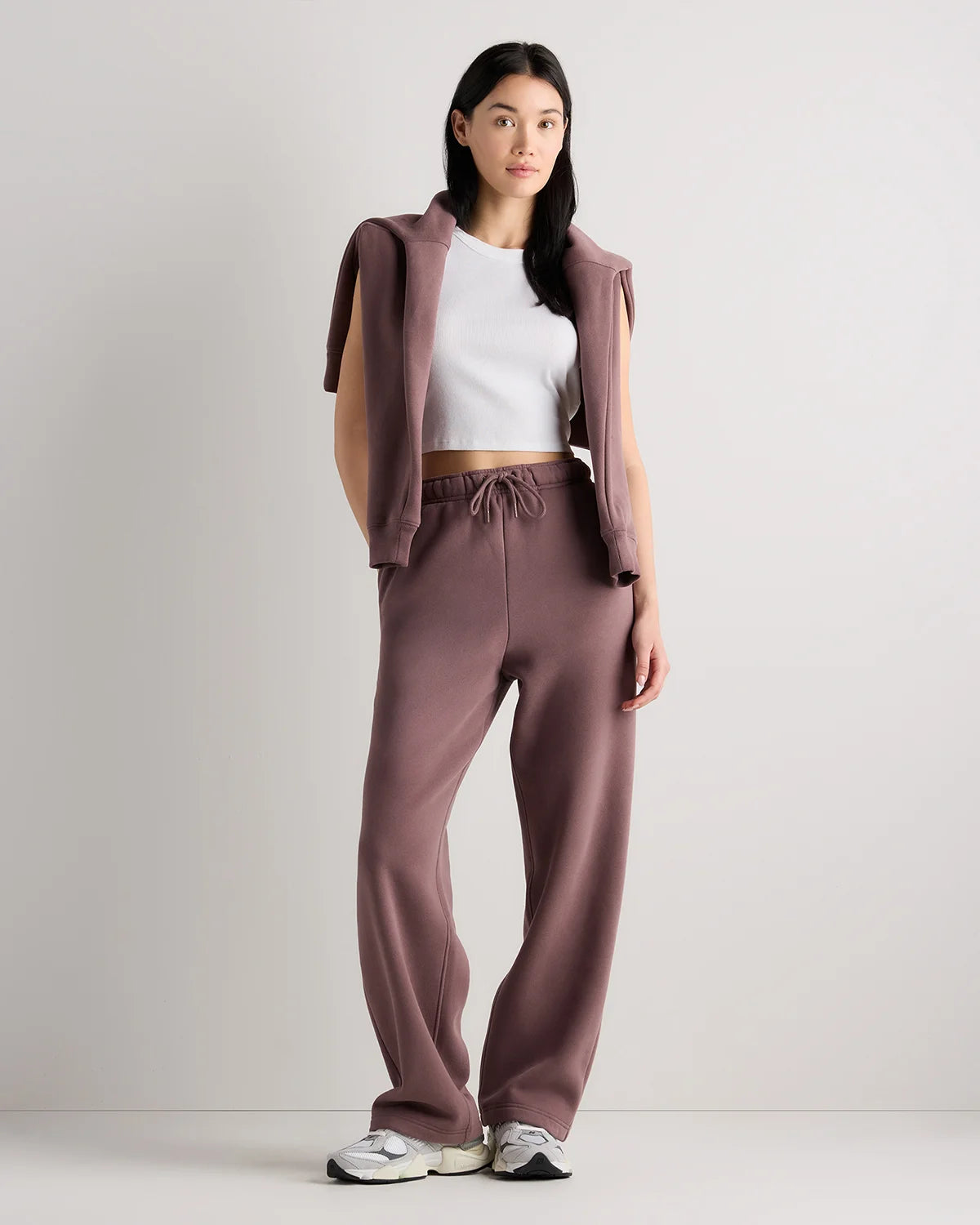 Everyday Fleece Straight Leg Sweatpants - XS / Coastal Sage