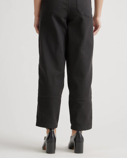 Organic Stretch Cotton Twill Barrel Pants - 0 / Olive