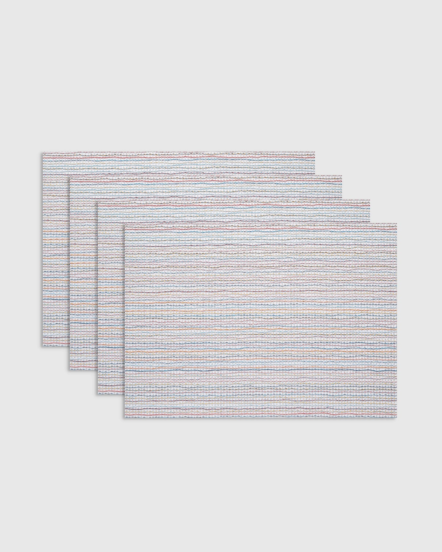 Lattice Easy-Care Rectangular Placemat, Set of 4 by Chilewich - One Size / Sorbet