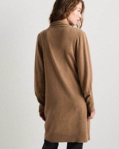 Mongolian Cashmere Duster Cardigan Sweater - XS / Oatmeal