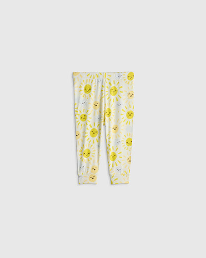 Bamboo Long Sleeve and Pant Pajama Set - 12-18M / Wildflower Dreams
