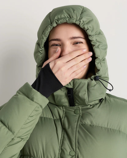 Responsible Down Cropped Puffer Jacket - XS / Shiny Black