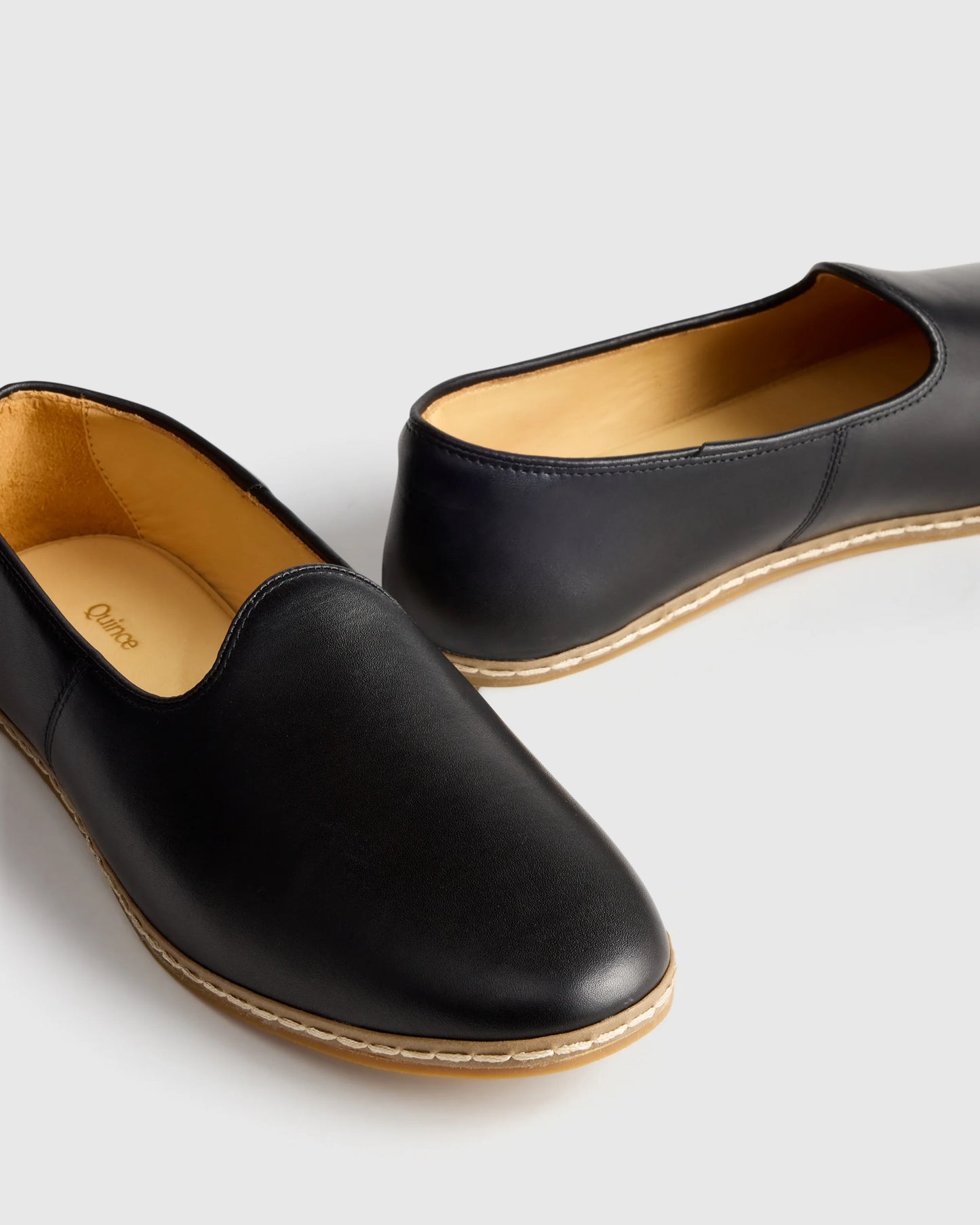 Crafted Leather Slip-On - 7 / Black