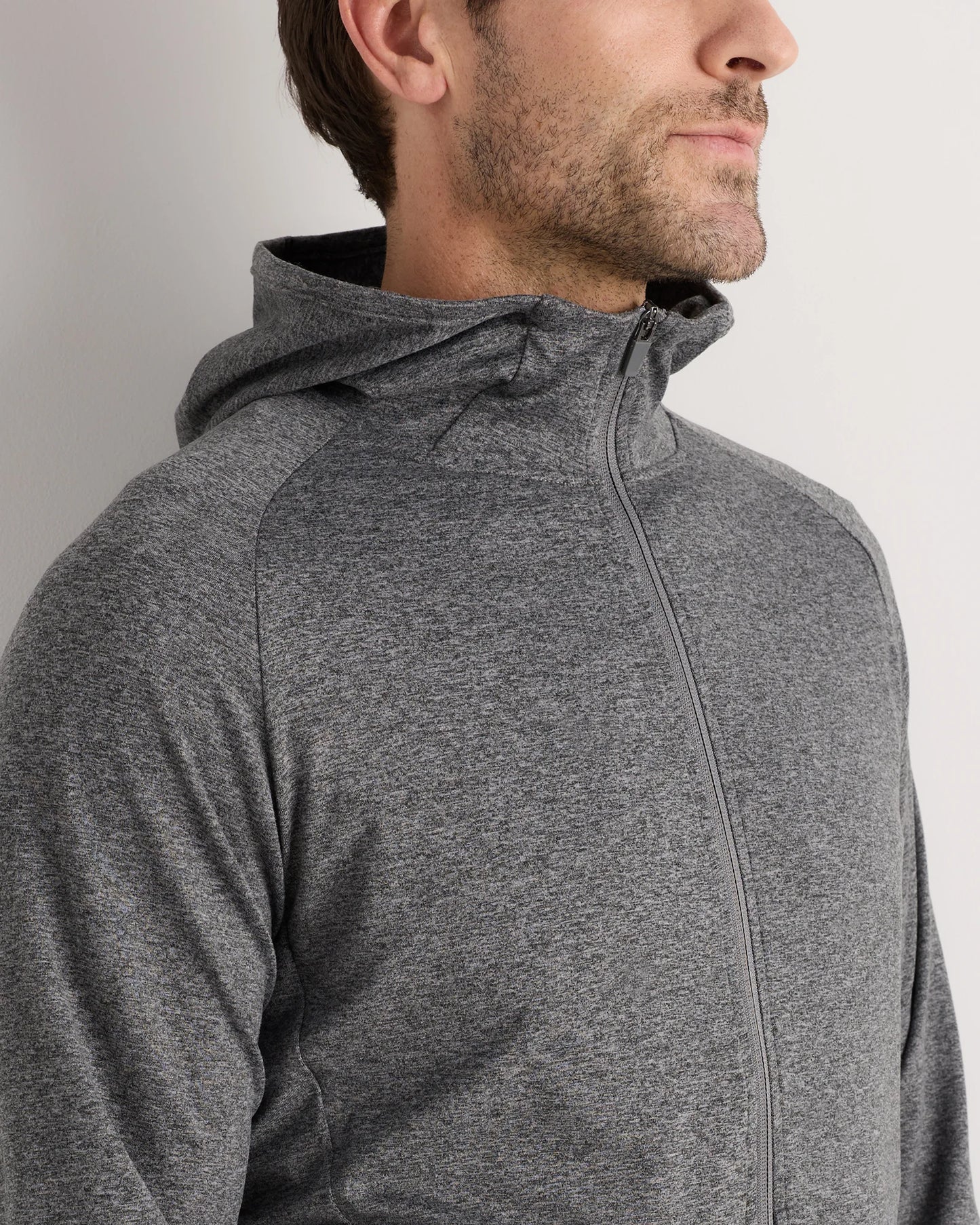 Flowknit Performance Zip Hoodie - S / Heather Grey