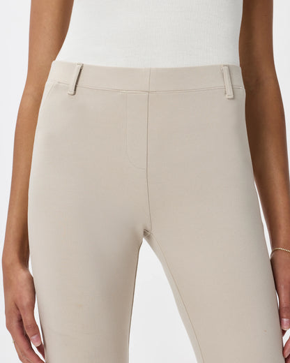 Ultra-Stretch Ponte Straight Leg Pants - XS / Morel Grey