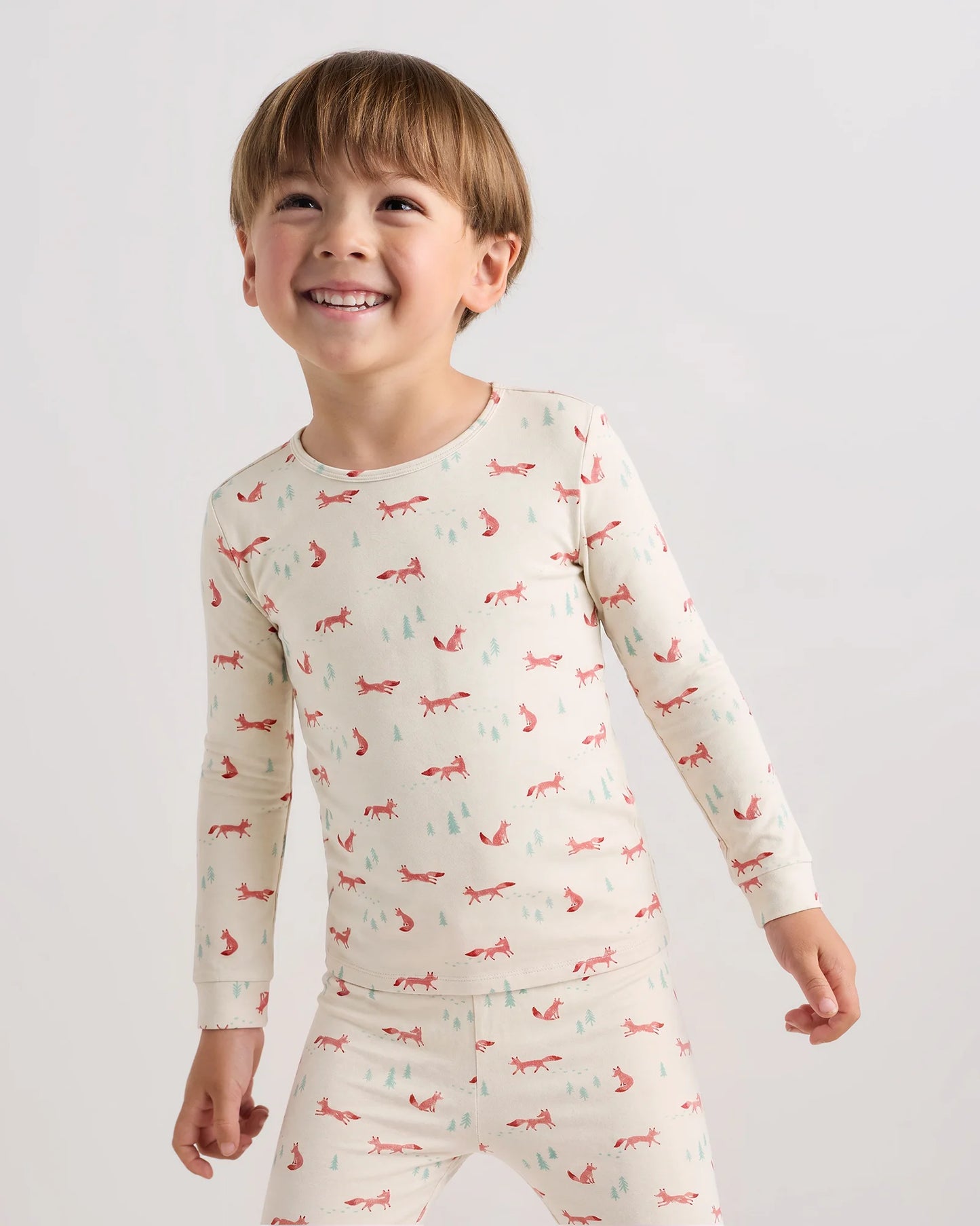 Bamboo Long Sleeve and Pant Pajama Set - 2T / Wildflower Dreams