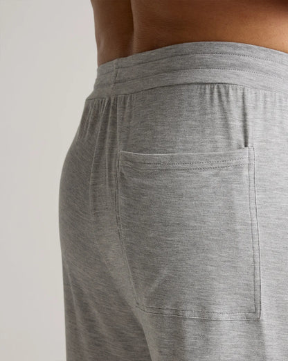 Bamboo Jersey Lounge Jogger - S / Heather Grey