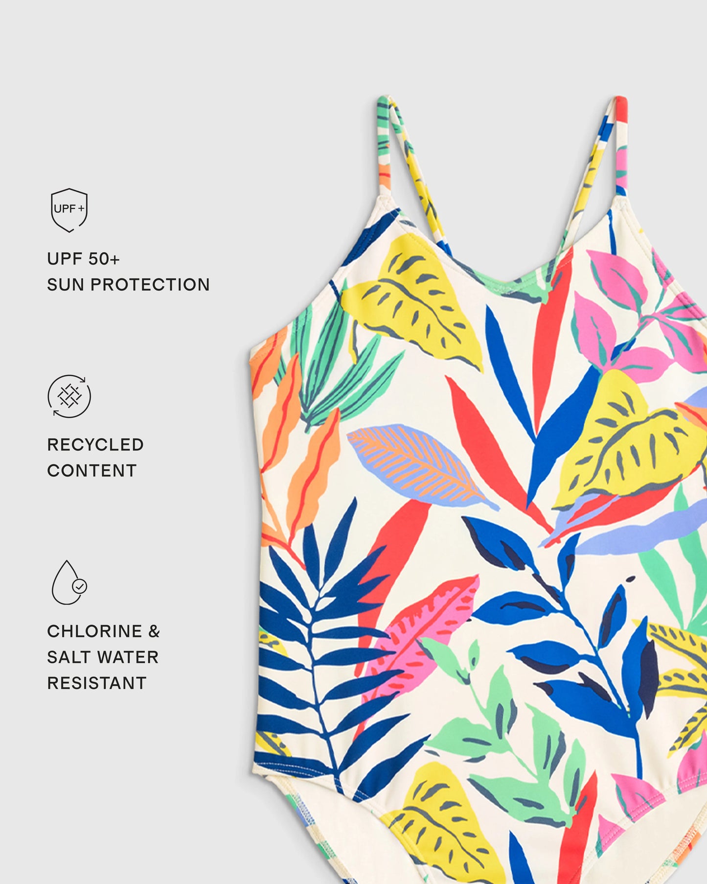 One-Piece Swimsuit - 2T / Wavy Fish