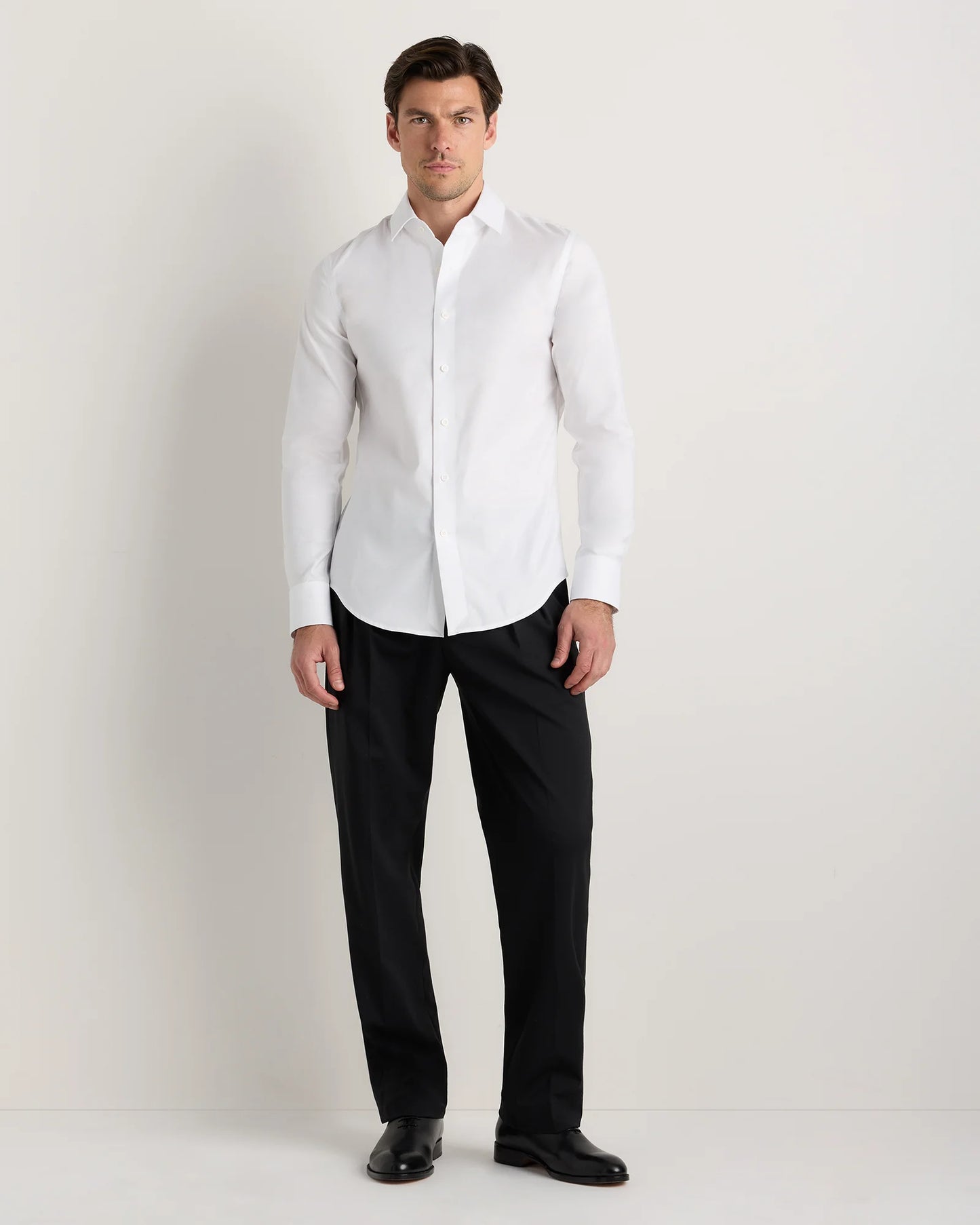Organic Cotton Oxford Non-Iron Dress Shirt - S / Pale Blue