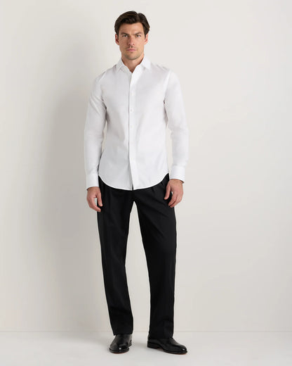 Organic Cotton Oxford Non-Iron Dress Shirt - S / Pale Blue