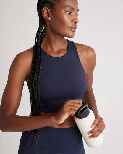 Ultra-Form High-Neck Cropped Tank - XS / Black Camo