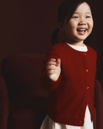 Washable Cashmere Cardigan - 2T / True Navy