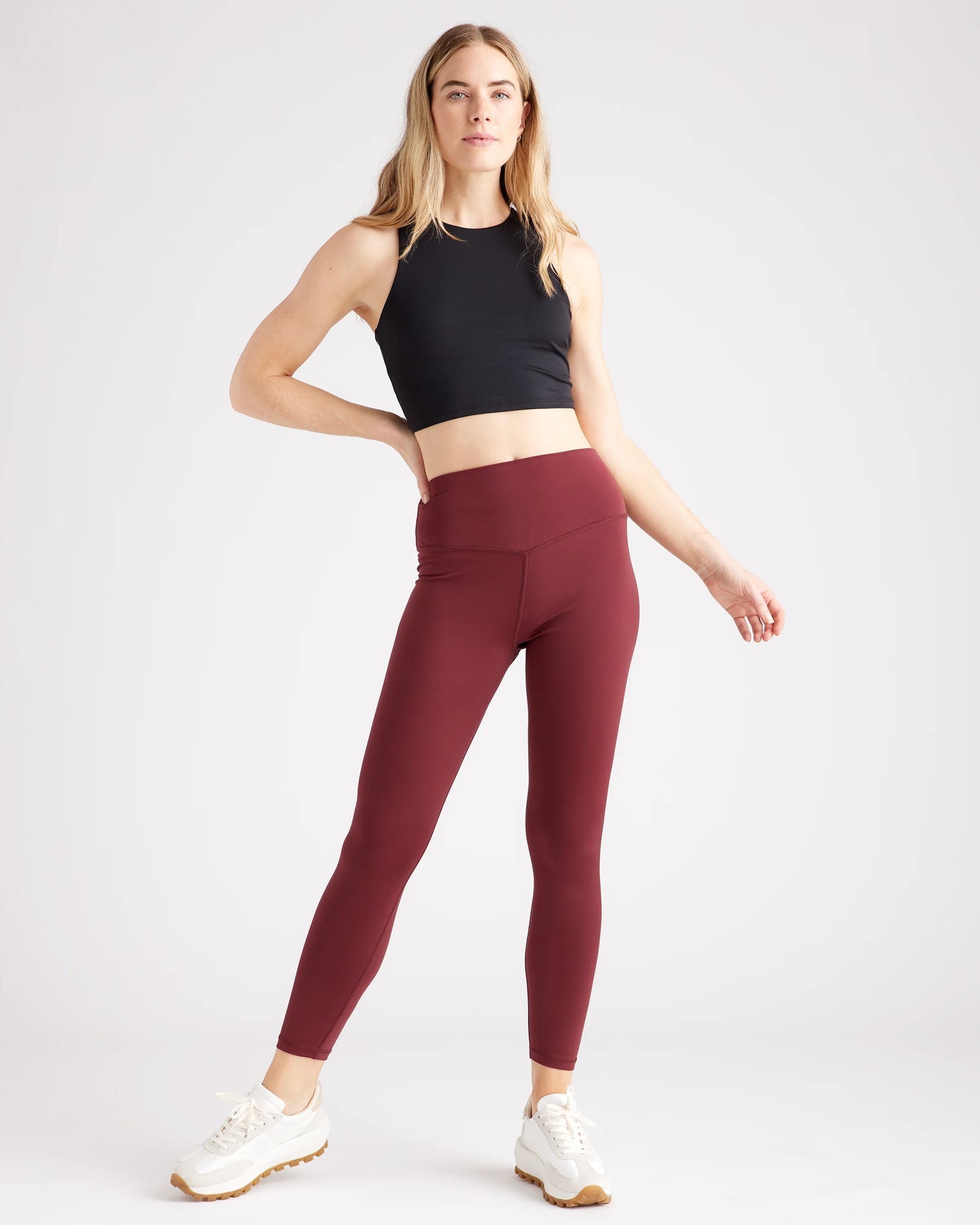 Ultra-Soft High-Rise Legging - XS / Heather Oatmeal