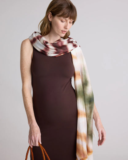 Recycled Knit Maternity Tank Midi Dress - XS / Chocolate