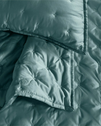 Bamboo Dream Quilted Sham Set - Standard / Sage