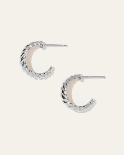 Croissant Hoops - One Size / Gold Vermeil