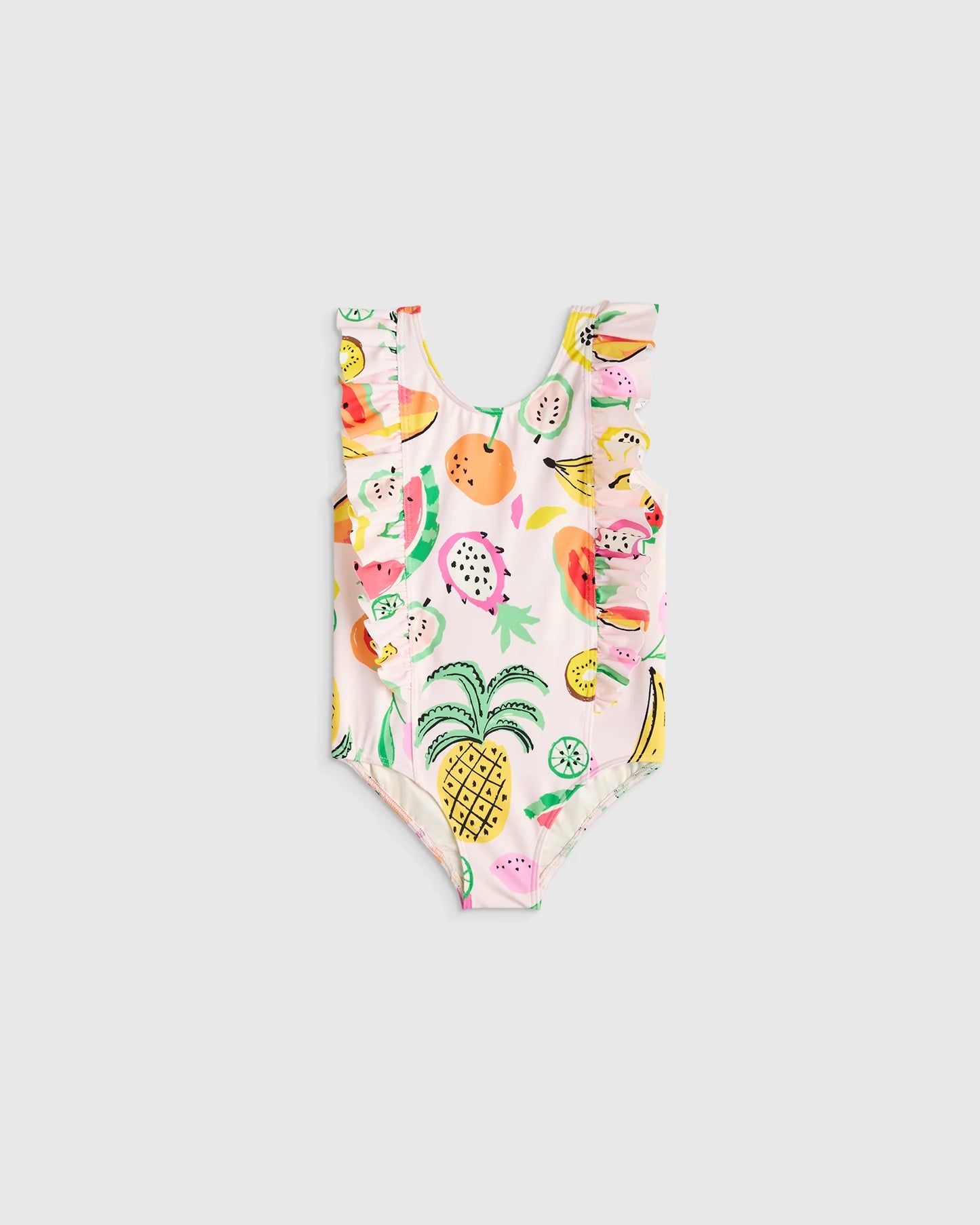 Ruffle One Piece Swimsuit - 2T / Soft Ditsy Floral