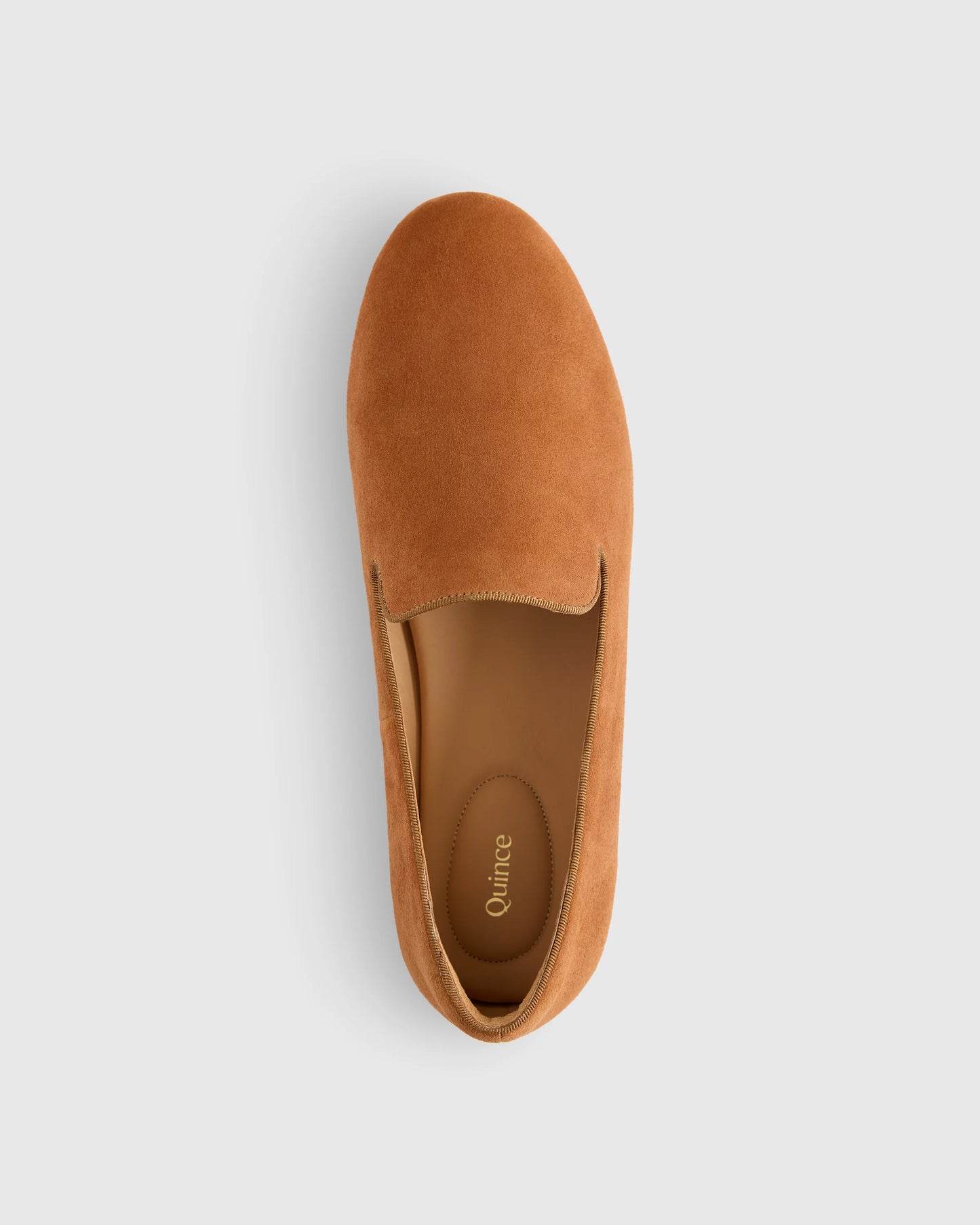 Italian Suede Slipper Loafer - 5 / Cognac