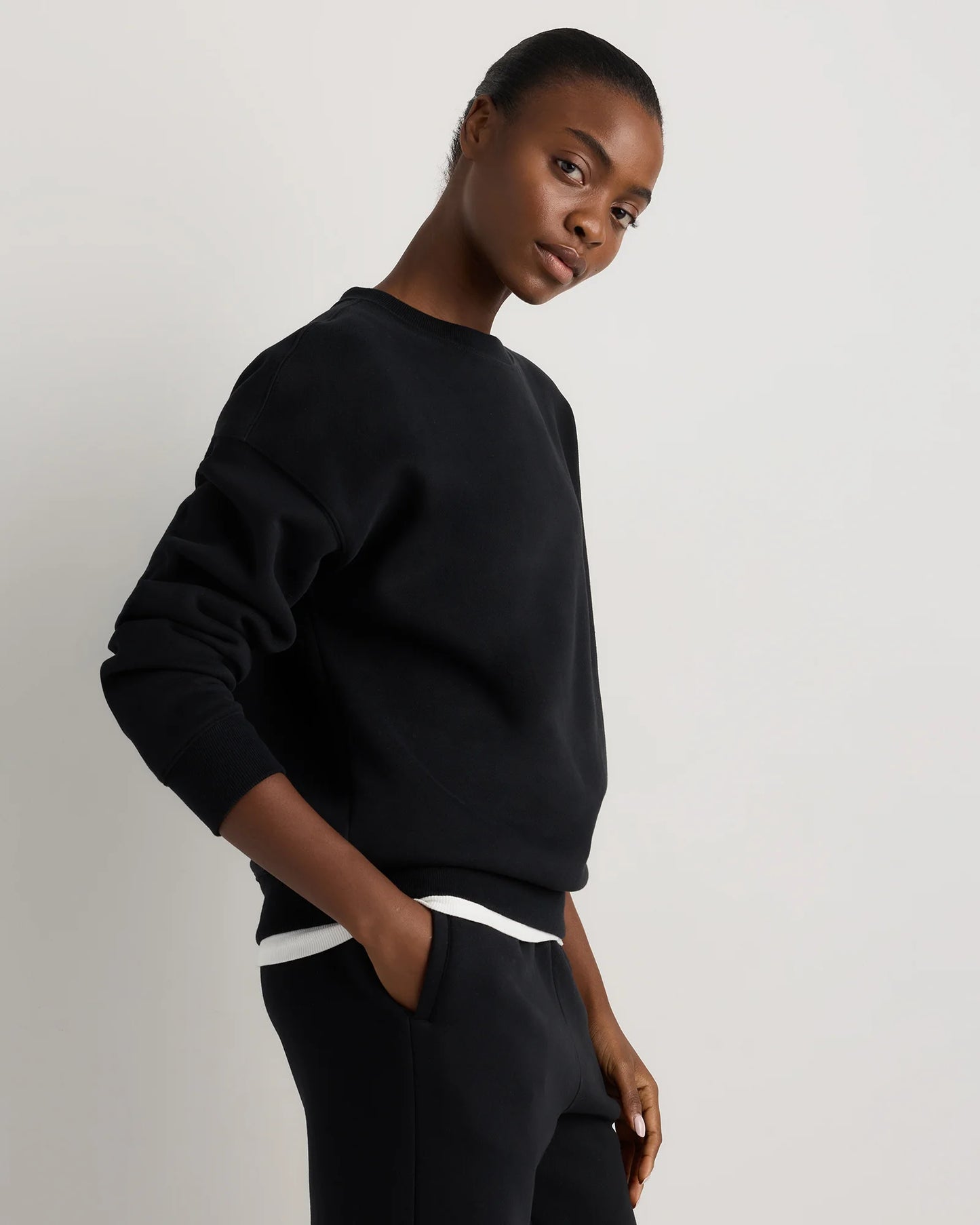Everyday Fleece Crew - XS / Coastal Sage