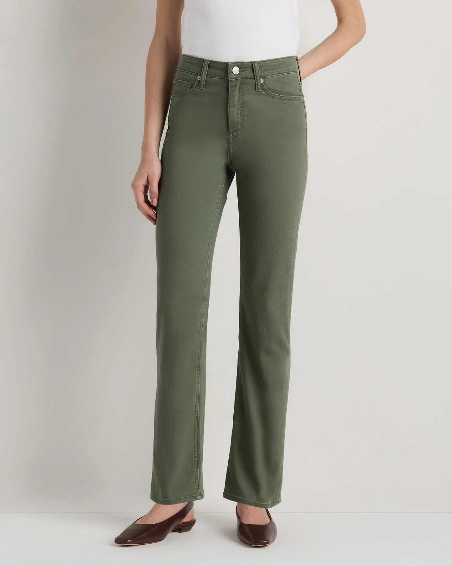 Bella Stretch Straight Jeans - 24 / Twilight Blue Fray