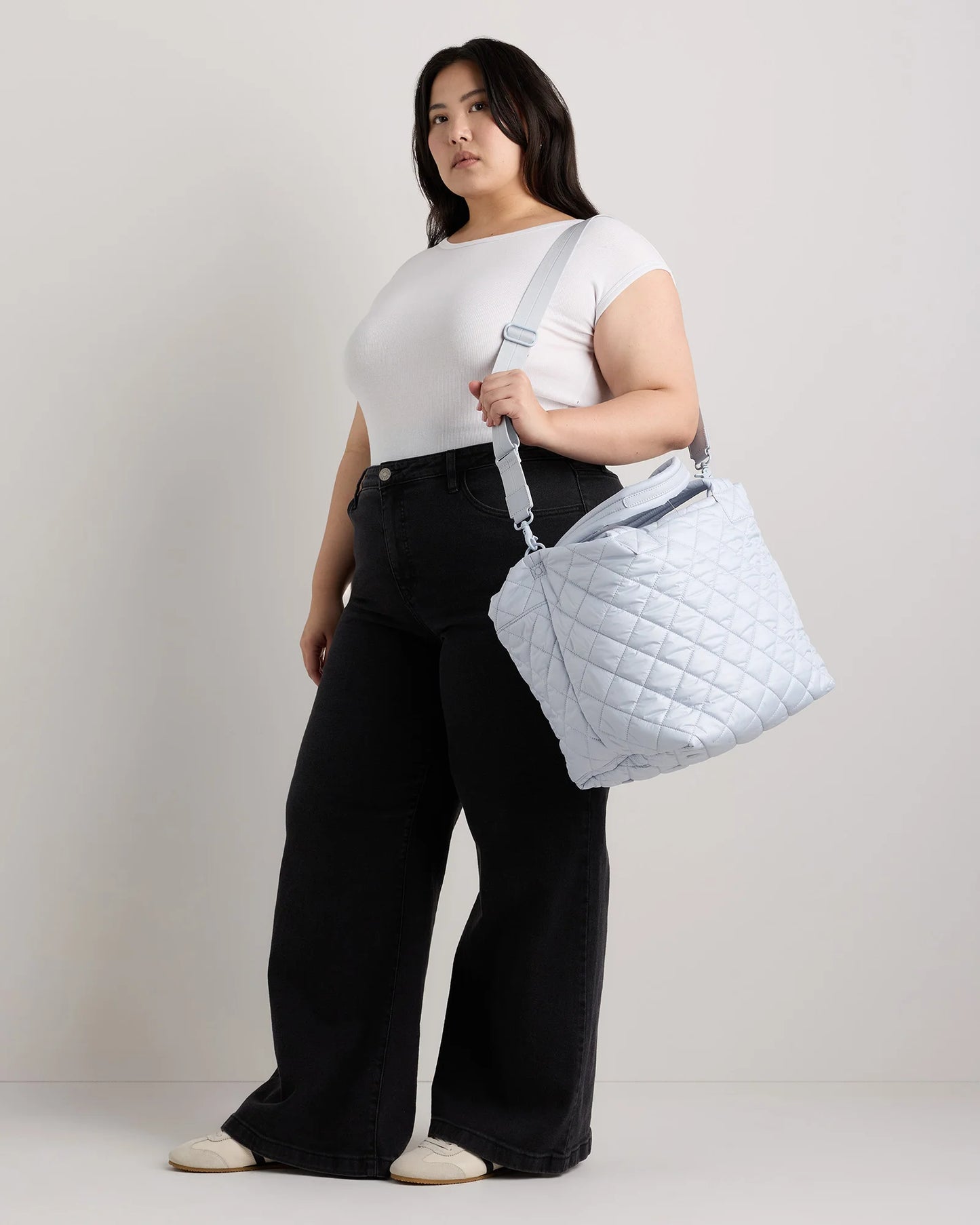 Transit Quilted Carry-All Tote - One Size / Porcelain Blue