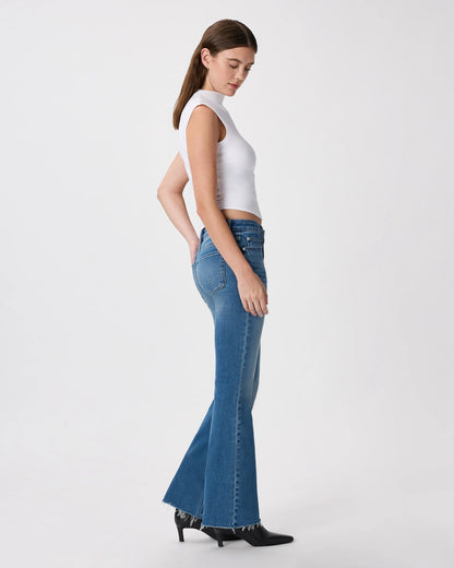 Luna Stretch Flare Jeans - 24 / Black