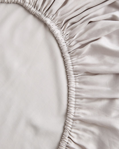 Signature Giza Cotton Sateen Fitted Sheet Set - Twin / Mineral